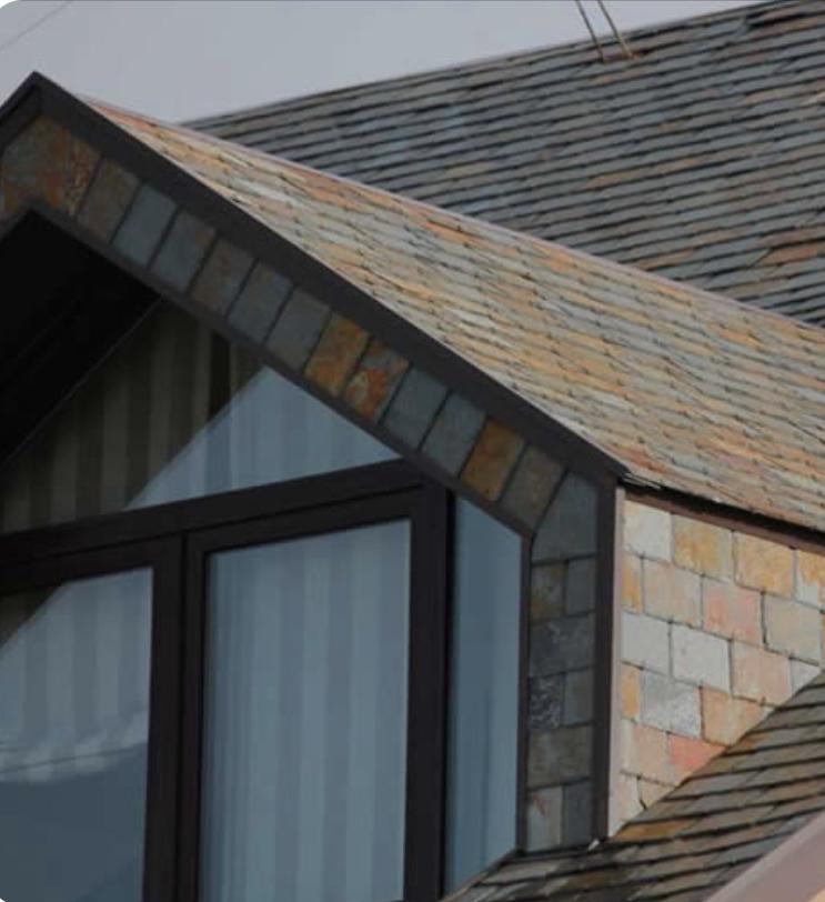 Pizarra para tejados y cubiertas tipo multicolor